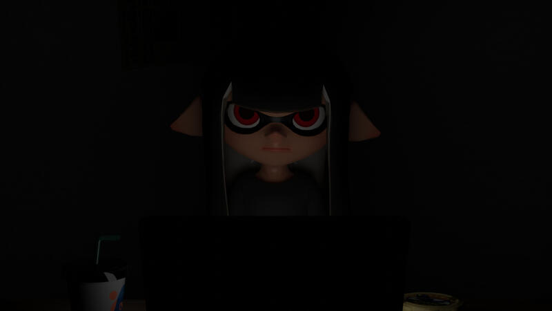 billie doing research.